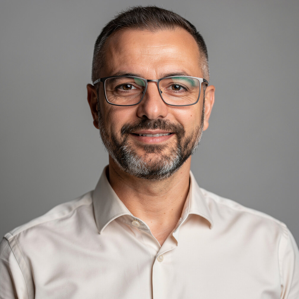 Portrait of a Turkish male crisis trainer